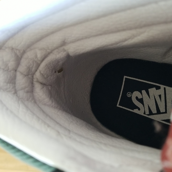 Vans Sk8-Hi Varsity Multi Suede Canvas Blanc De Blanc Leather 41 - Picture 8 of 10